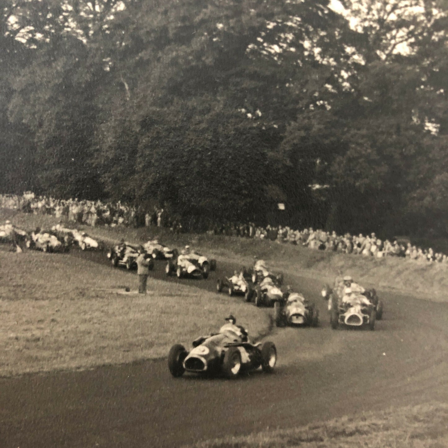 Vintage Car Racing Photo Photograph Image - British Grand Prix Cars ? 