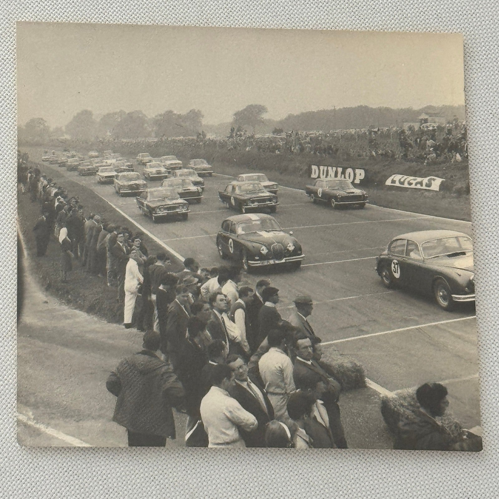 Vintage Racing Photo Photograph Jaguar Cars Motorsport London UK