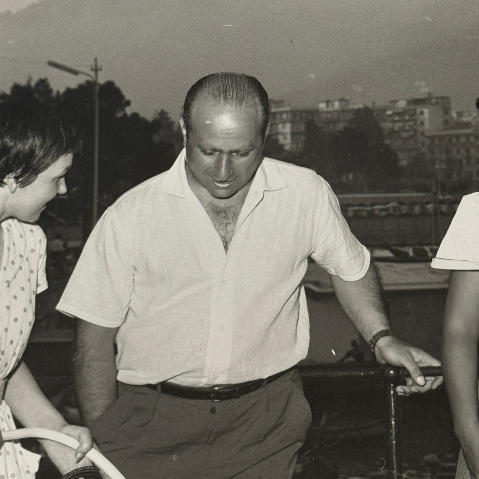 Juan Manuel Fangio Retirement Vacation Holiday Italian Press Photo F1 Racing