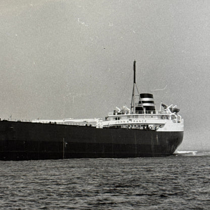Vintage Ship Boat Press Photo Photograph Print John A France Montreal Star
