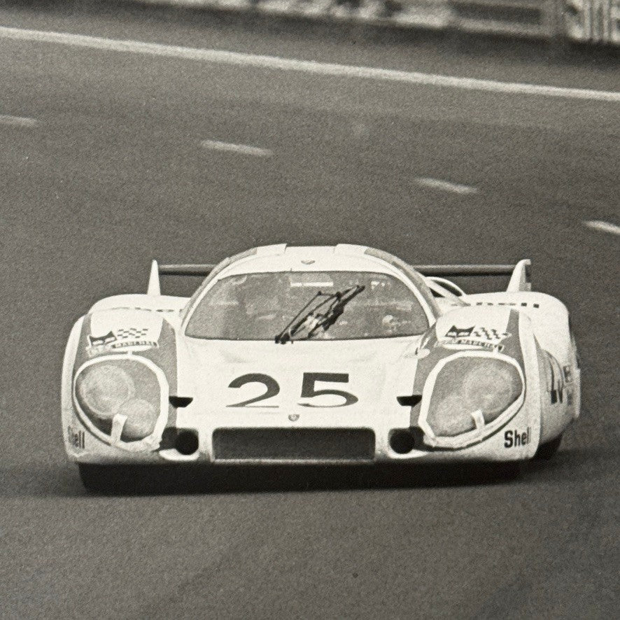 Vintage Racing Photograph 1970 Porsche 917 LeMans Vic Elford Modern Print