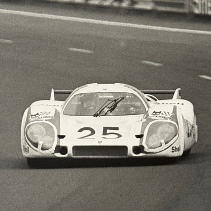 Vintage Racing Photograph 1970 Porsche 917 LeMans Vic Elford Modern Print
