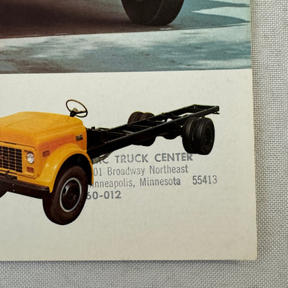 GMC School Bus Chassis Truck Sales Sheet Brochure Advertising Vintage