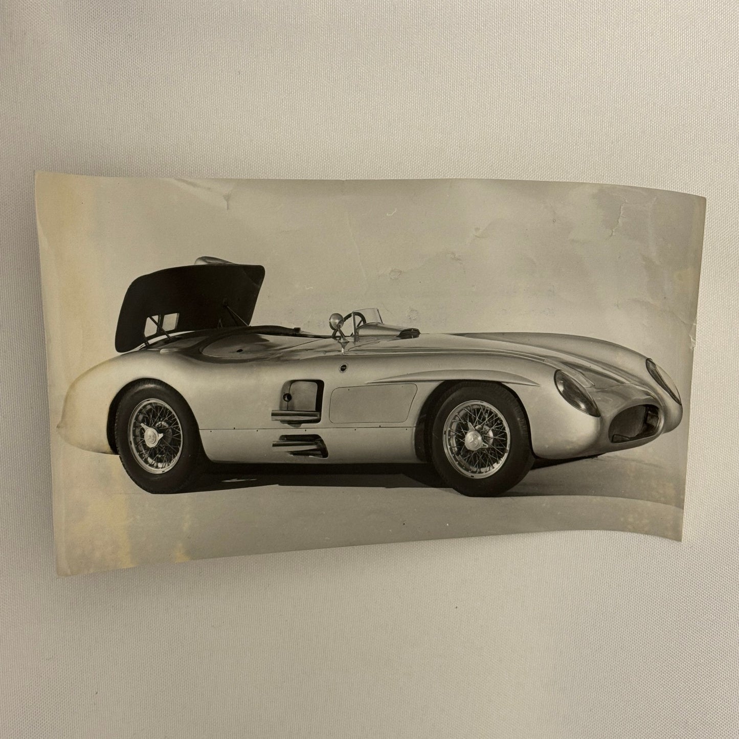 Vintage Mercedes 300 SLR 1955 Racing Car Photo Photograph Mercedes Benz