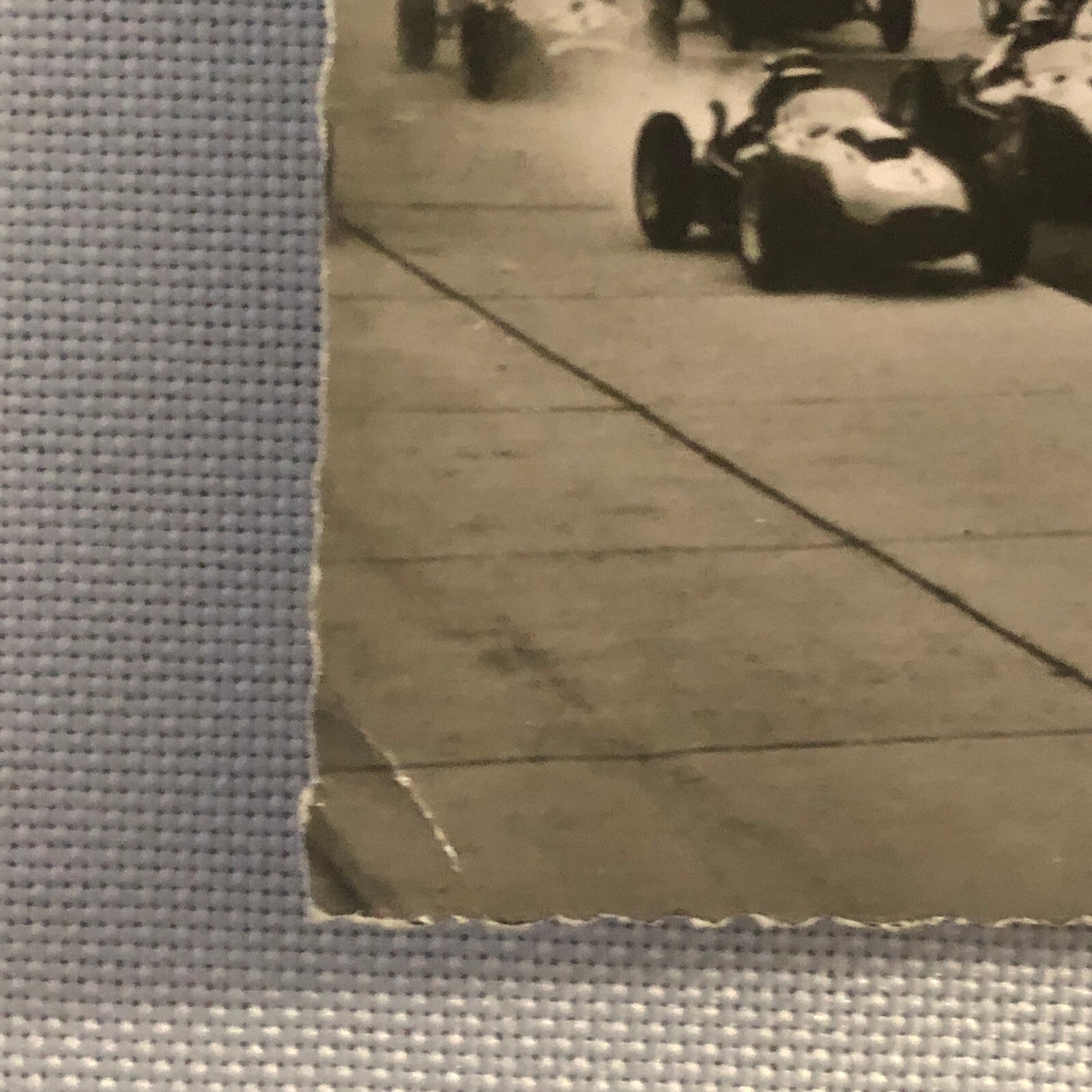 Vintage Car Racing Photo Postcard Post Card Photograph Nurburgring