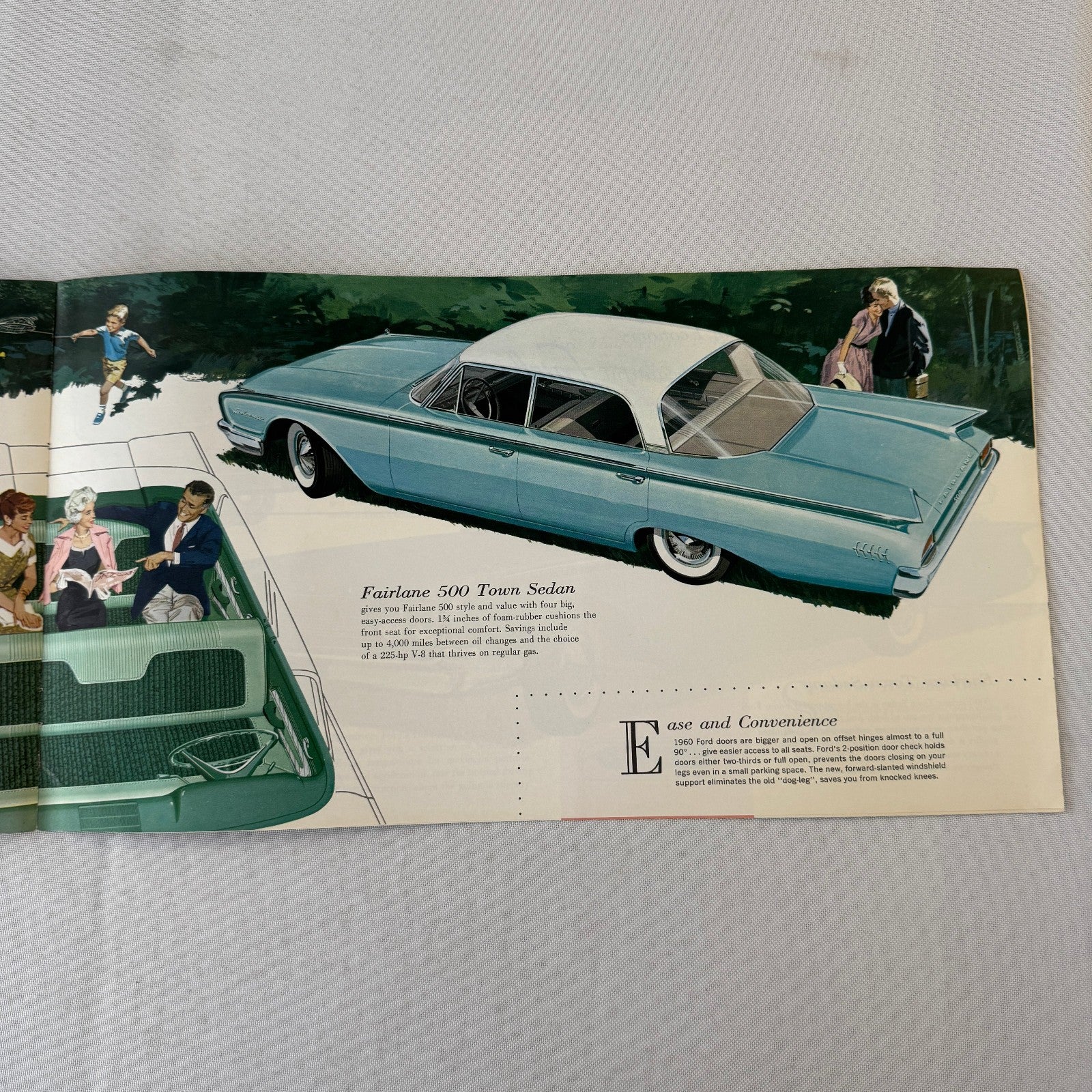 1960 Ford Car Sales Brochure Canadian Galaxie Fairlane Starliner Sunliner