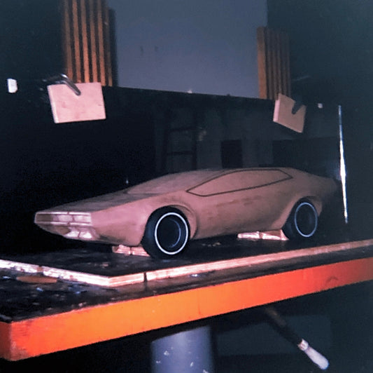 Vintage Photo Slide Concept Car Design Model Prototype Vehicle