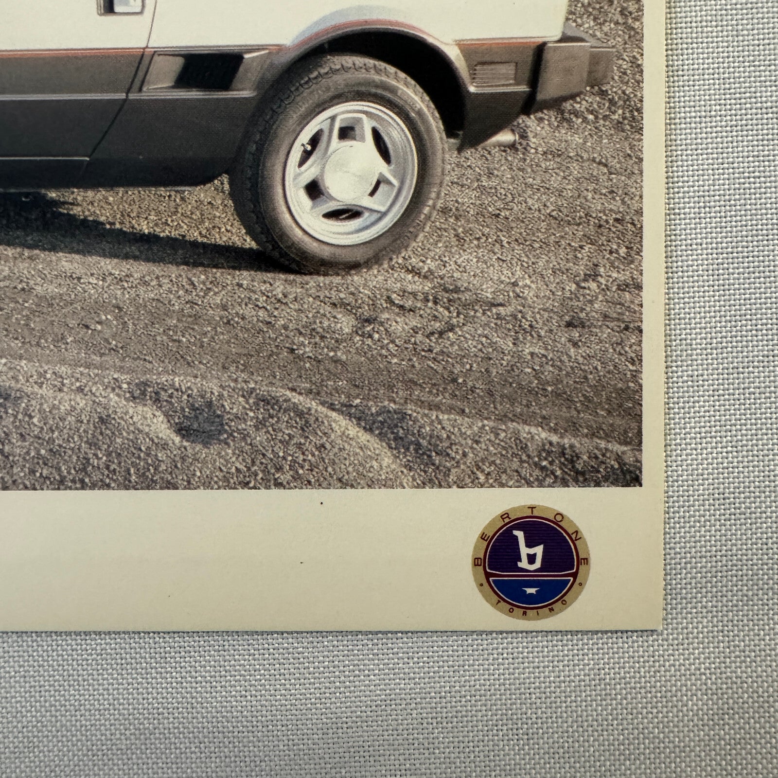 Bertone Fiat X1/9 Car Sales Sheet Brochure Advertising Fiat X19