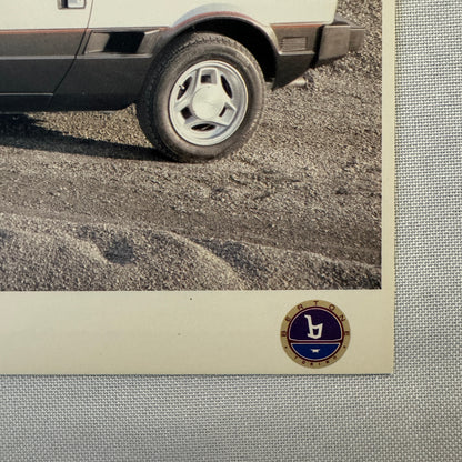 Bertone Fiat X1/9 Car Sales Sheet Brochure Advertising Fiat X19