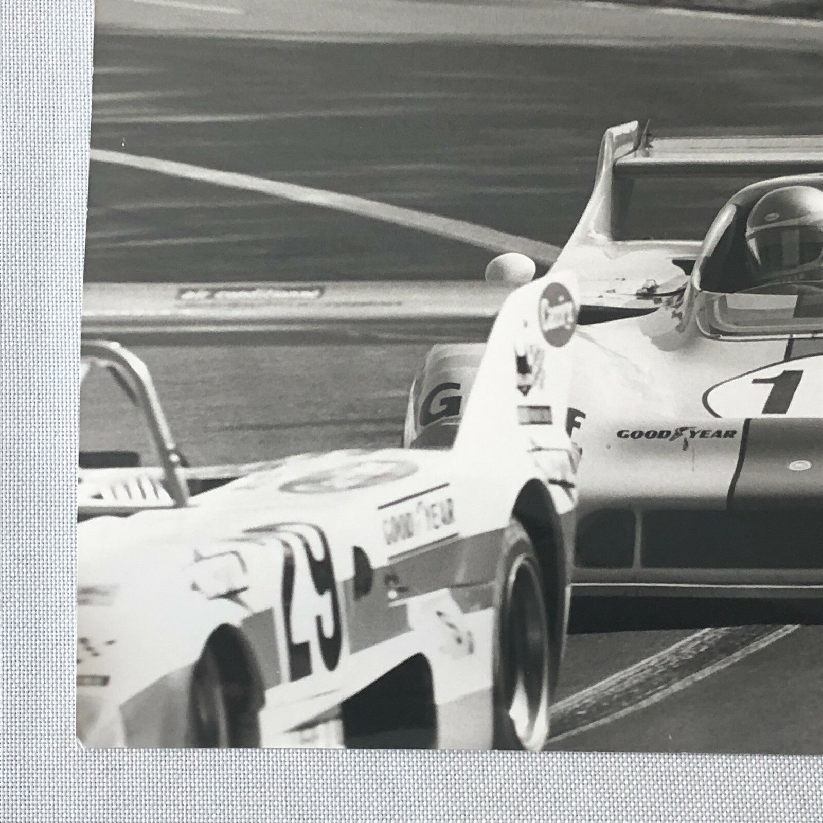 Vintage Racing Photo Photograph 1975 24 Hours of LeMans ? Gulf Mirage GR8 