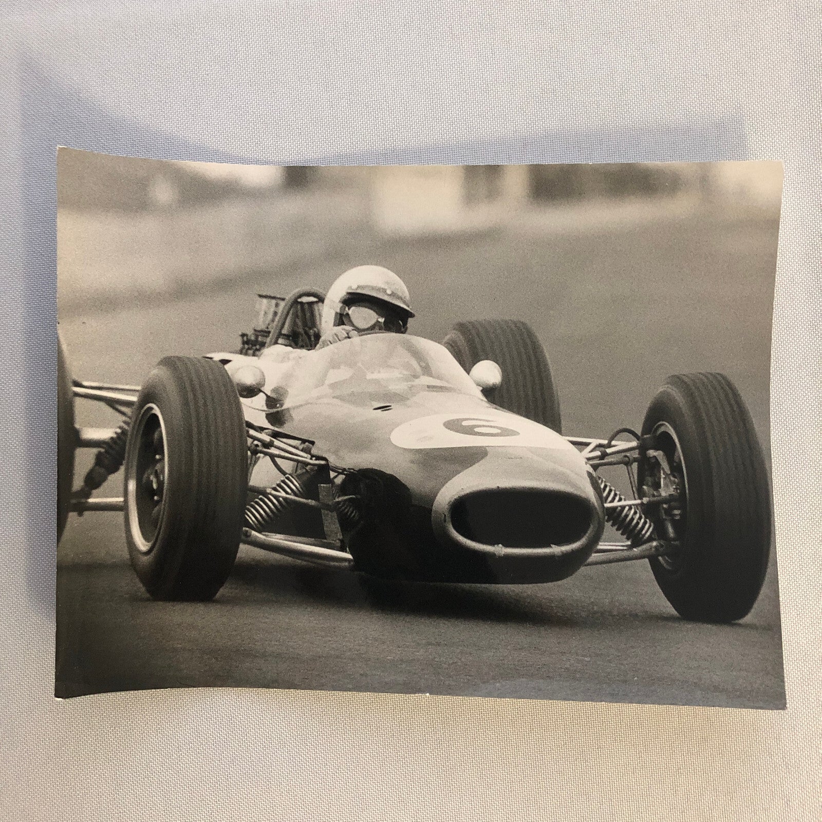 Vintage Racing Photo Photograph Jack Brabham 1964 German Grand Prix