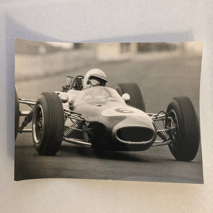 Vintage Racing Photo Photograph Jack Brabham 1964 German Grand Prix