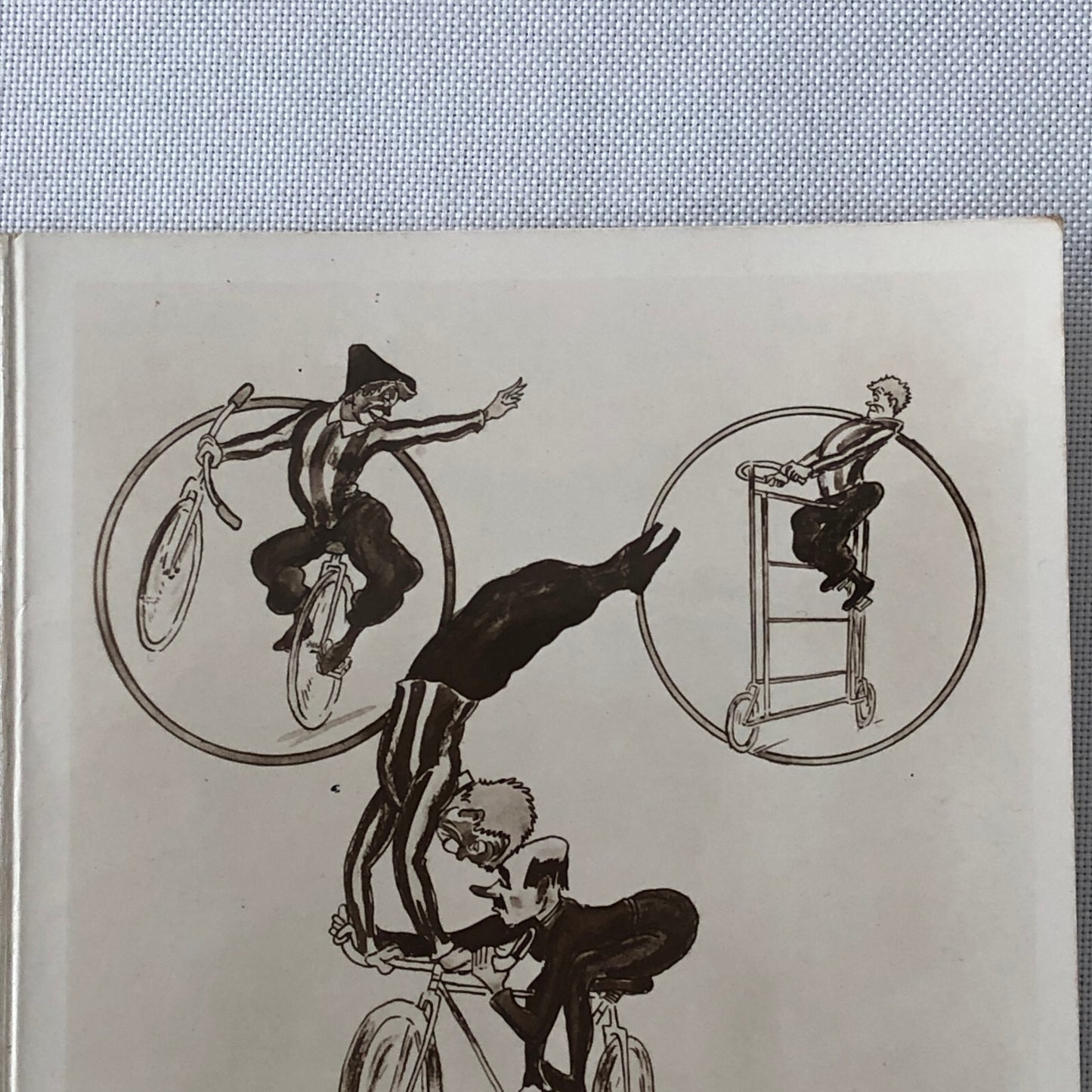 Circus Bicycle Act Photo Card Arnold & Delfini Comp Belgium Bike