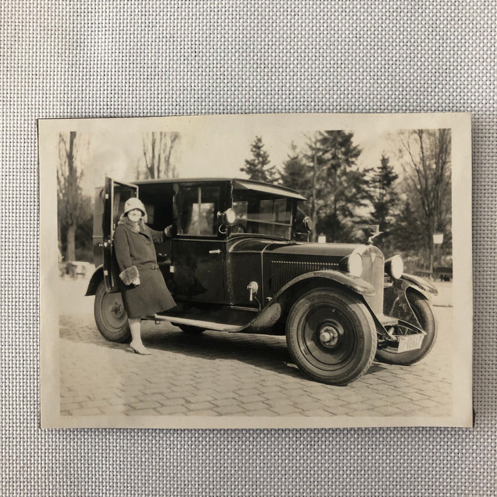 Vintage Car and People Photo Photograph Lot of 4 Germany