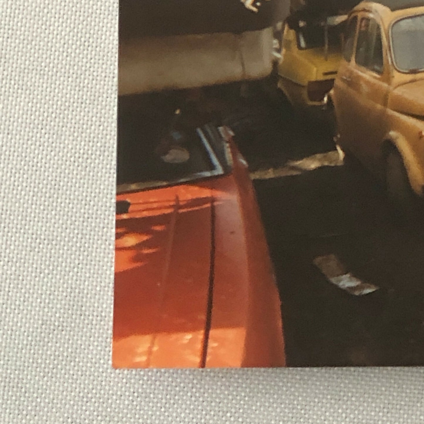 1970 Fiat 500L in Junkyard Junk Yard Photo Photograph Print 
