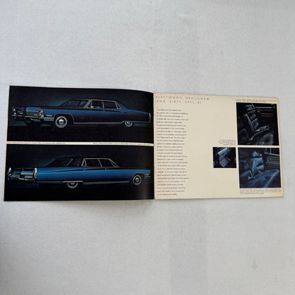 1968 Cadillac Car Sales Brochure Catalog Fleetwood Brougham Eldorado DeVille