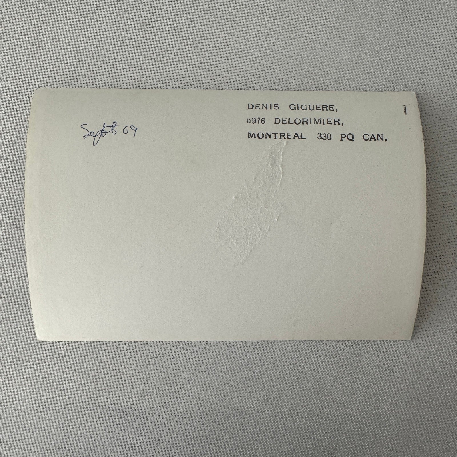 Vintage Car Racing Photo Circuit Mont Tremblant Quebec Photograph 1969