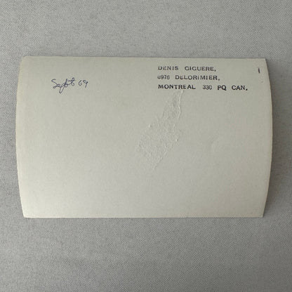 Vintage Car Racing Photo Circuit Mont Tremblant Quebec Photograph 1969