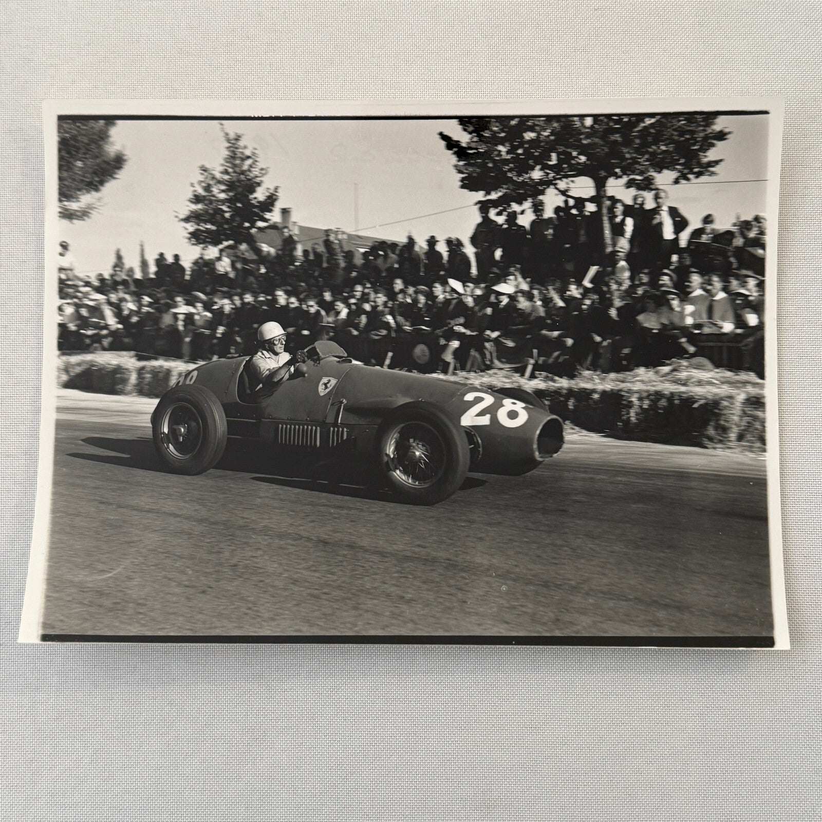 Ferrari 1954 Swiss Grand Prix Racing Photo Photograph Luigi Villoresi