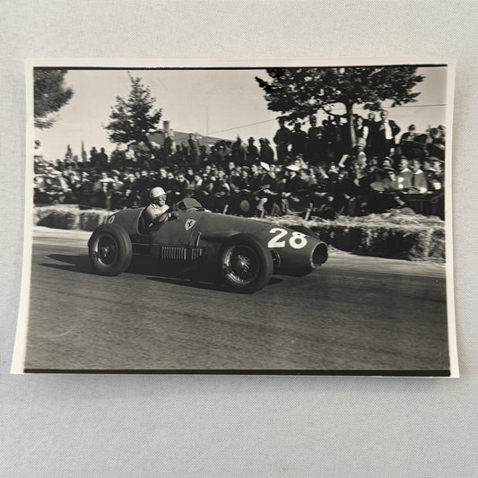 Ferrari 1954 Swiss Grand Prix Racing Photo Photograph Luigi Villoresi