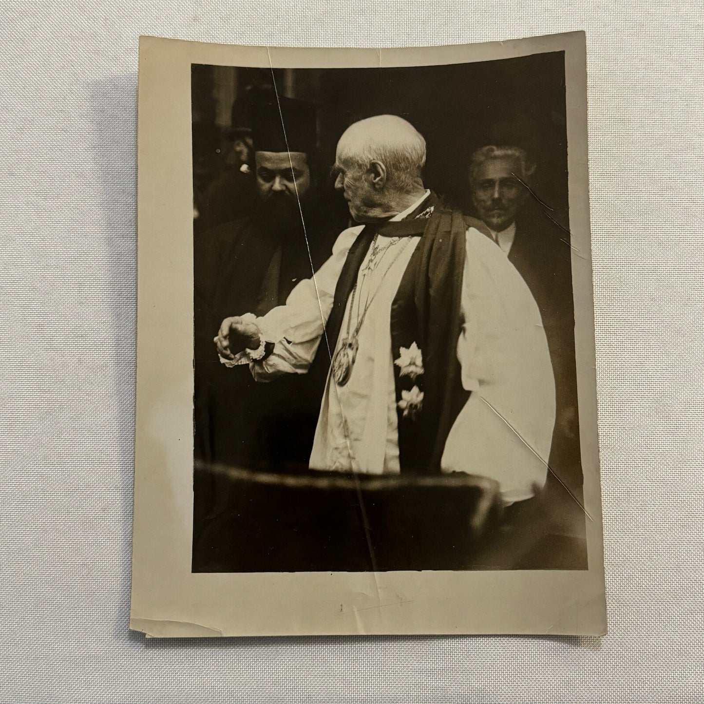 Funeral Service Late Archbishop of Brusa UK Press Photo Photograph Canterbury