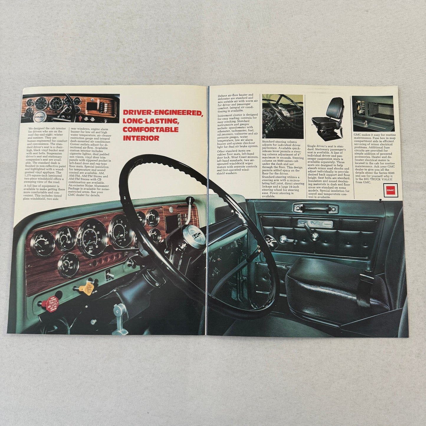 GMC 9500 Short Conventional Series Truck Sales Brochure Catalog Advertising