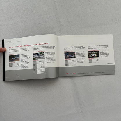 Audi R10 LeMans Racing Media Information Brochure 24 Hours of Le Mans
