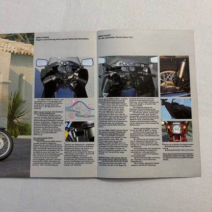 1981 BMW Motorcycle Sales Brochure Catalog R100 CS RT R80 R65 R45 GERMAN