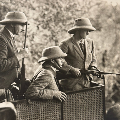 Edward Prince of Wales King Edward VIII Nepal Tiger Hunt Press Photo Photograph