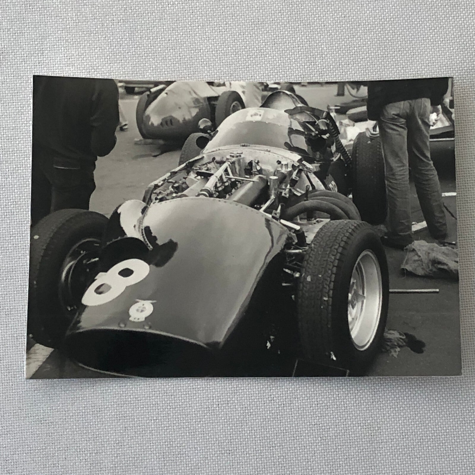 Vintage Racing Photo Photograph BRM Race Car