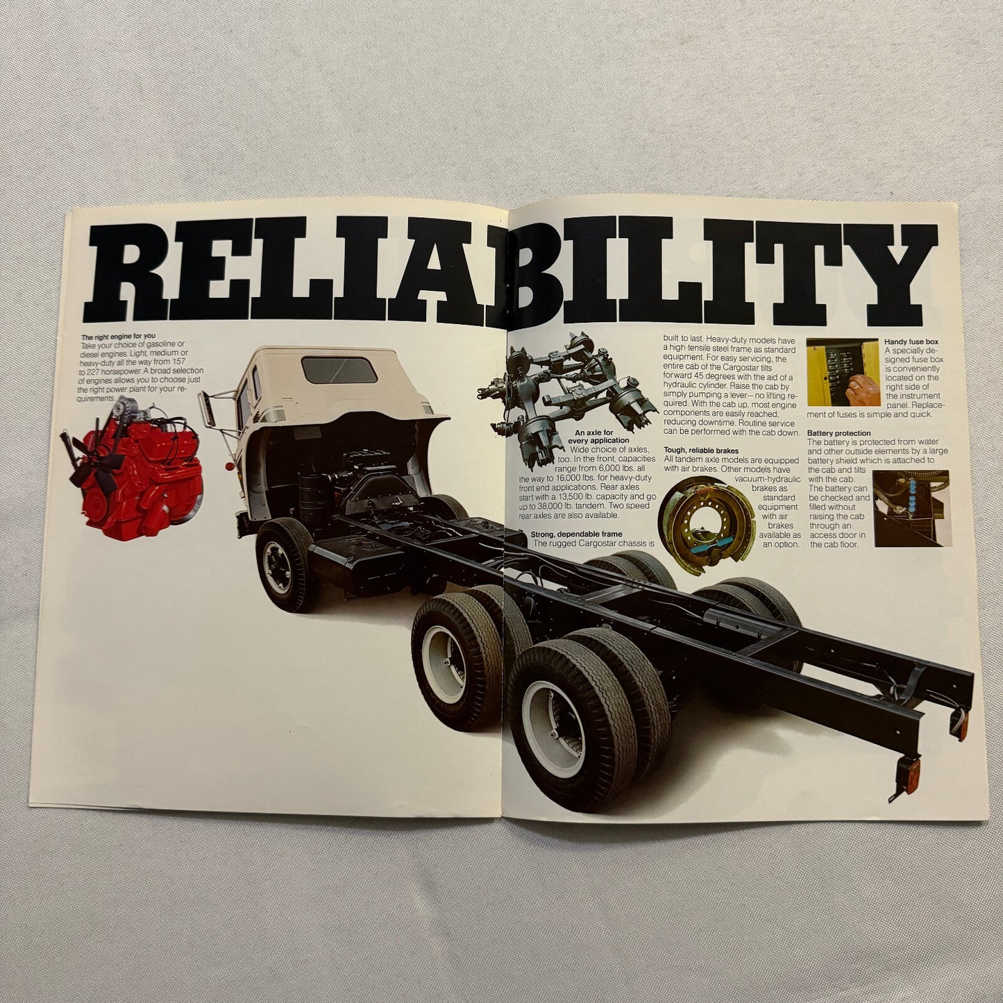 International Cargostar Truck Sales Brochure Catalog Vintage Advertising