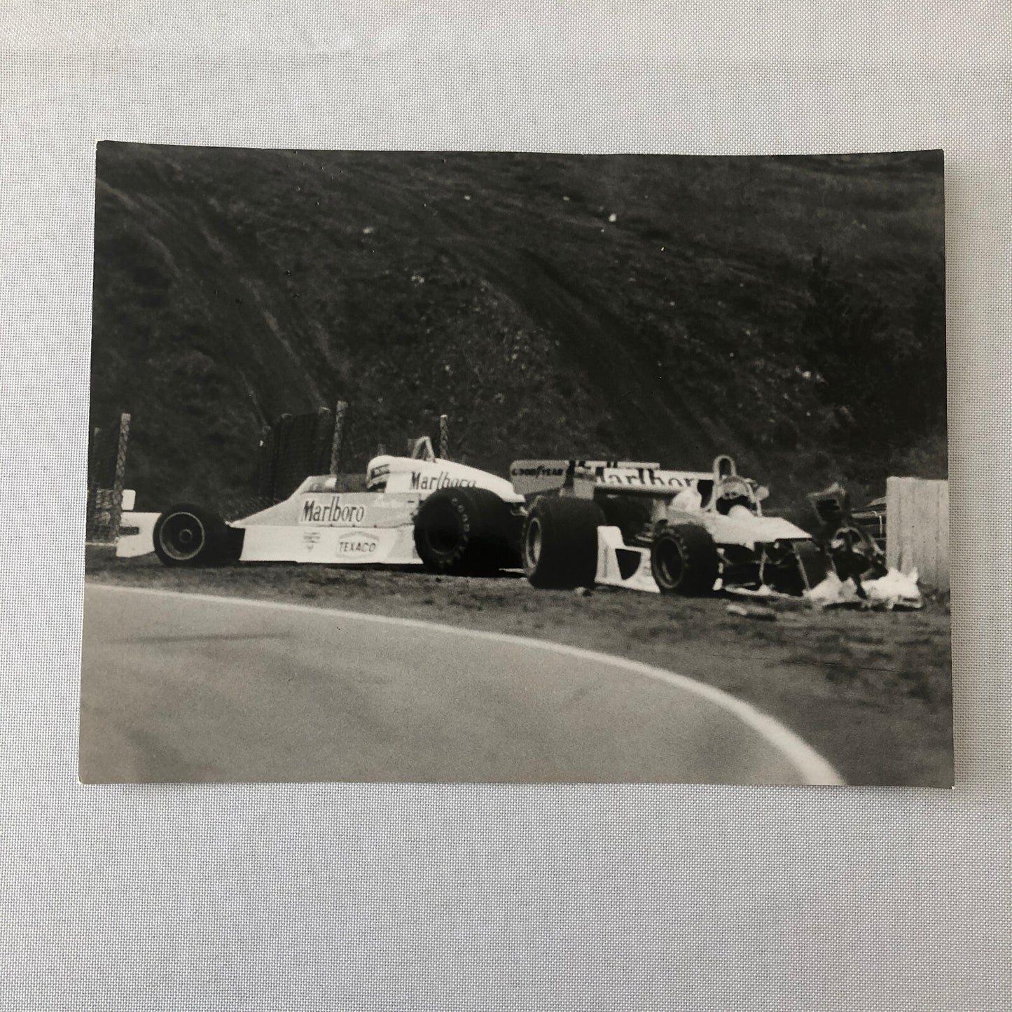 James Hunt Car Crash Racing Driver Formula One F1 Car Photo Photograph Print