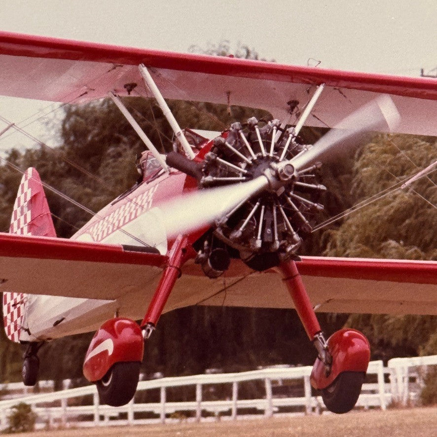 Vintage Aircraft Airshow Photo Large Aviation Photograph Aviation 1970s 1980s