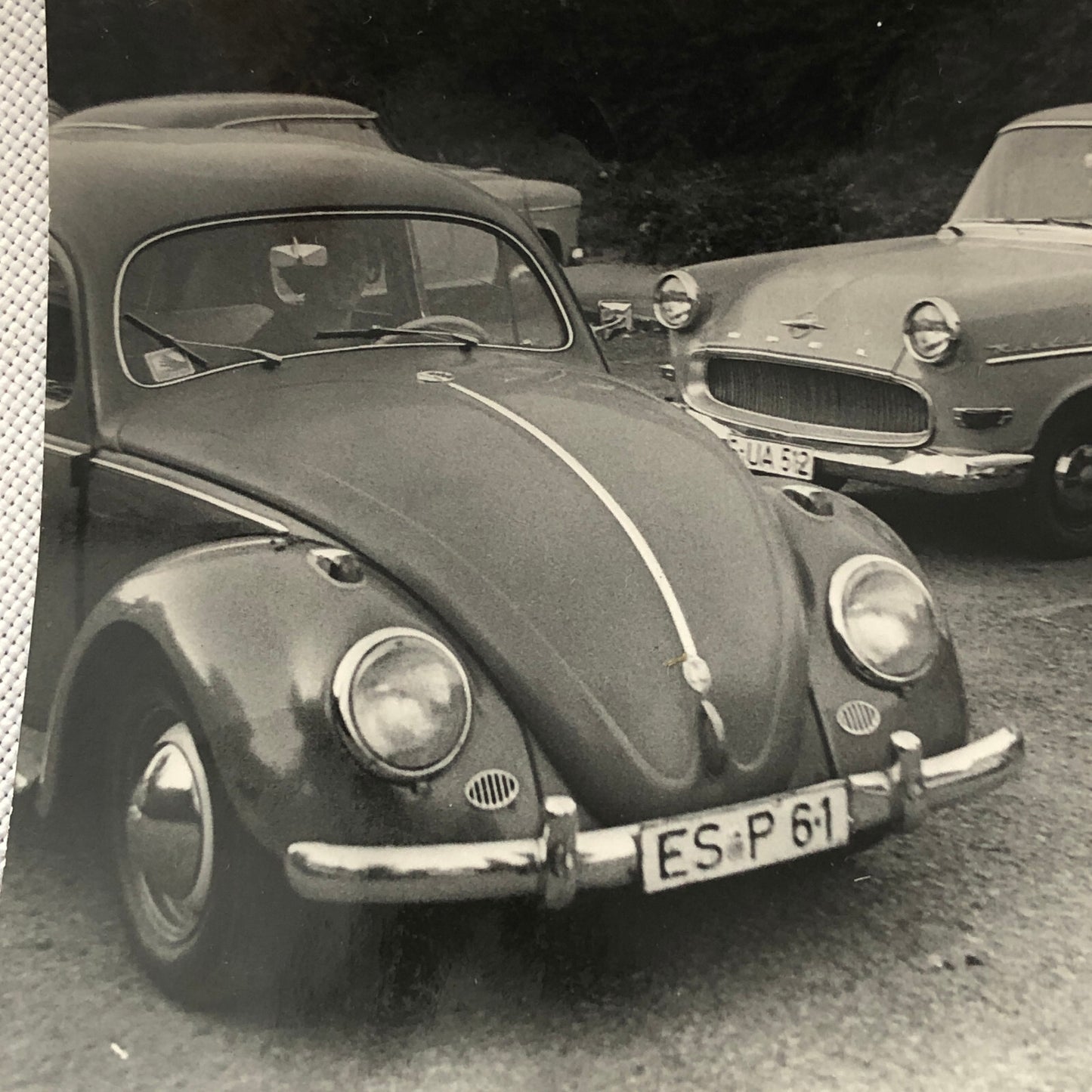 Vintage Photo Photograph Snapshot Cars Automobile VW Volkswagen Beetle Bug