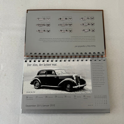 2012 Mercedes Benz S Class History Promotional Calendar GERMAN Text