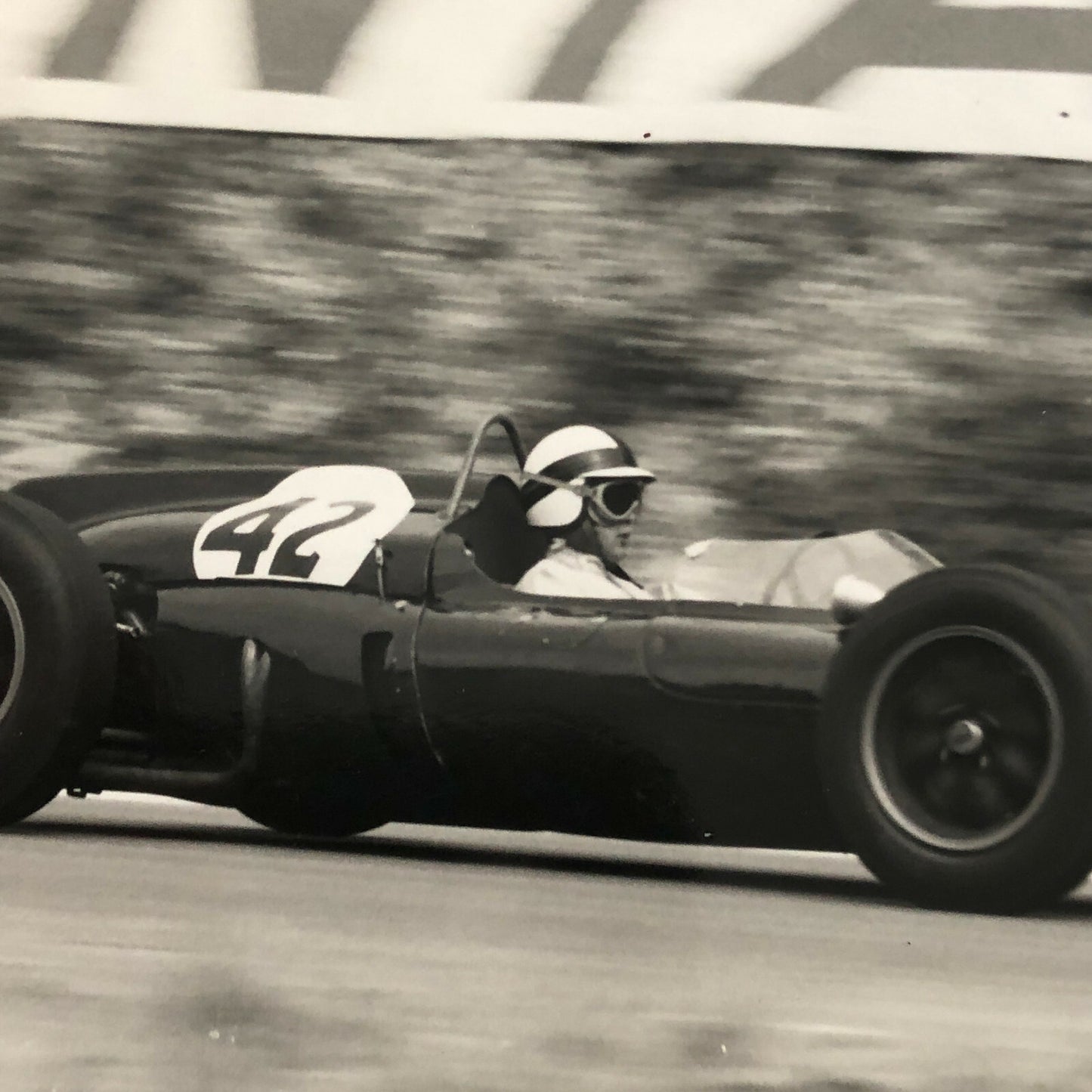 Vintage Grand Prix Racing Car Photo Photograph Print Jack Lewis ? 