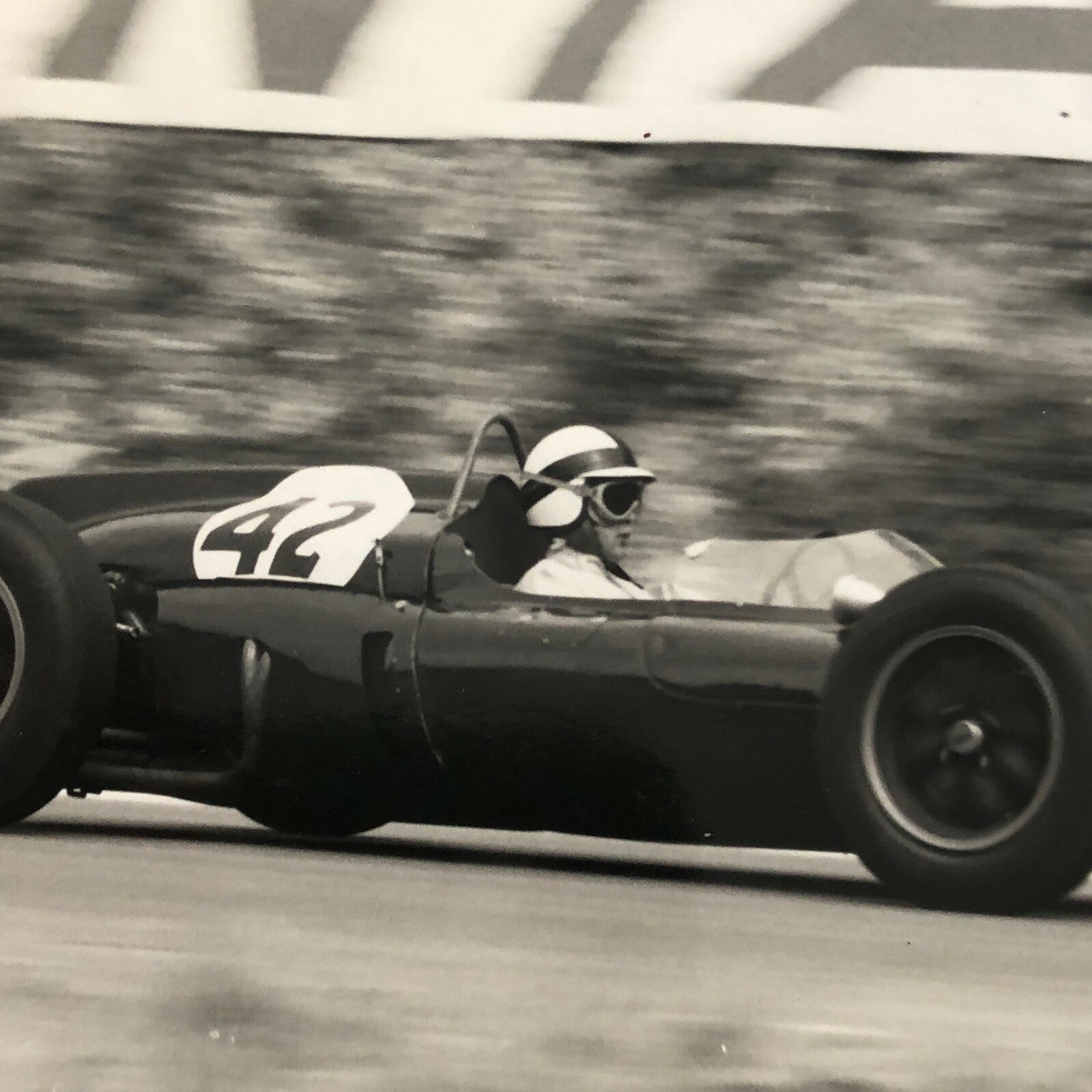 Vintage Grand Prix Racing Car Photo Photograph Print Jack Lewis ? 