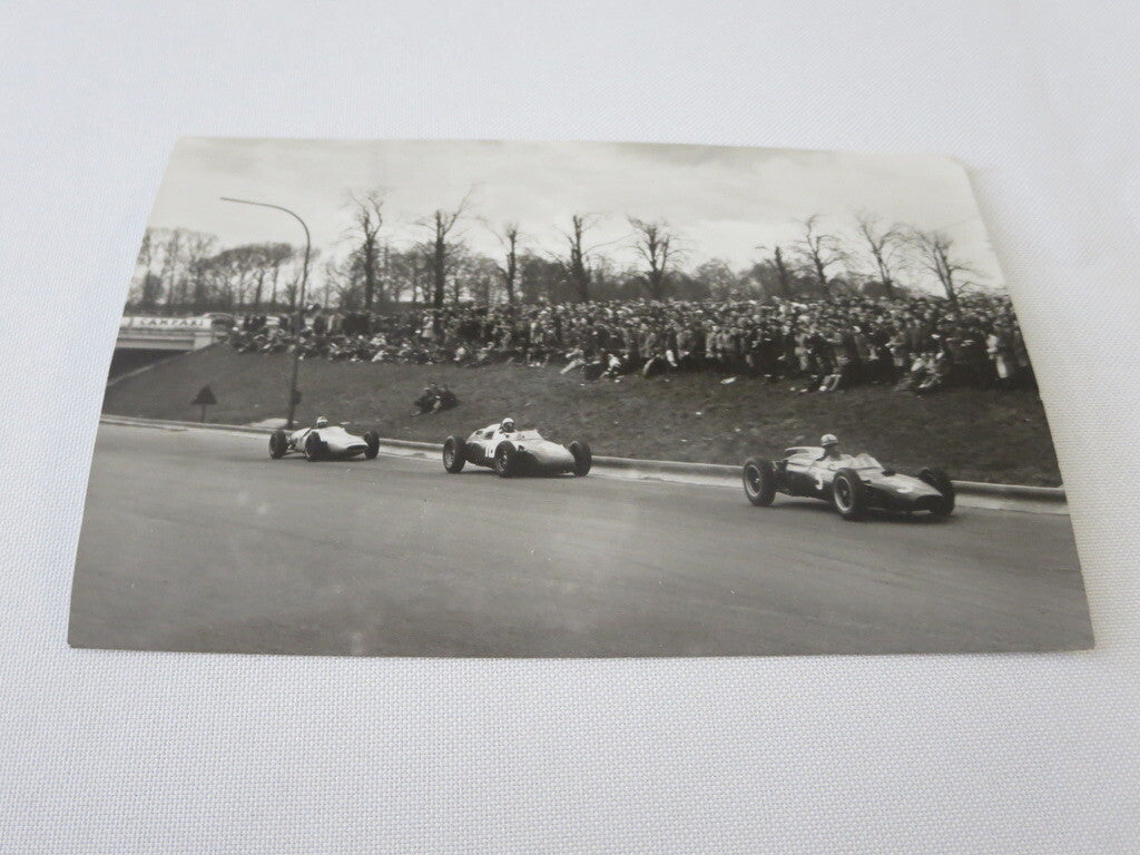 Vintage 1962 Racing Photograph Photo Image - Grand Prix Belgium Brussels Cars 