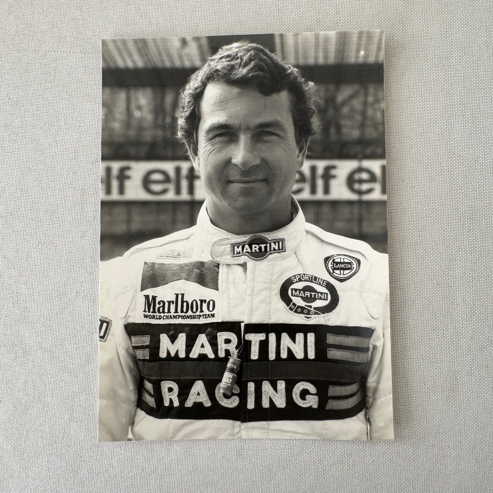 Bob Wollek Lancia Martini Racing Driver Photo Photograph Print 1984 French