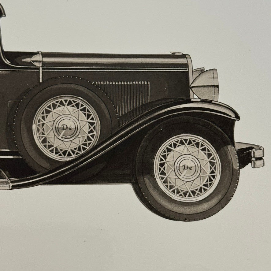1930 DeSoto Coupe Car Automobile Photo Photograph Print Vintage