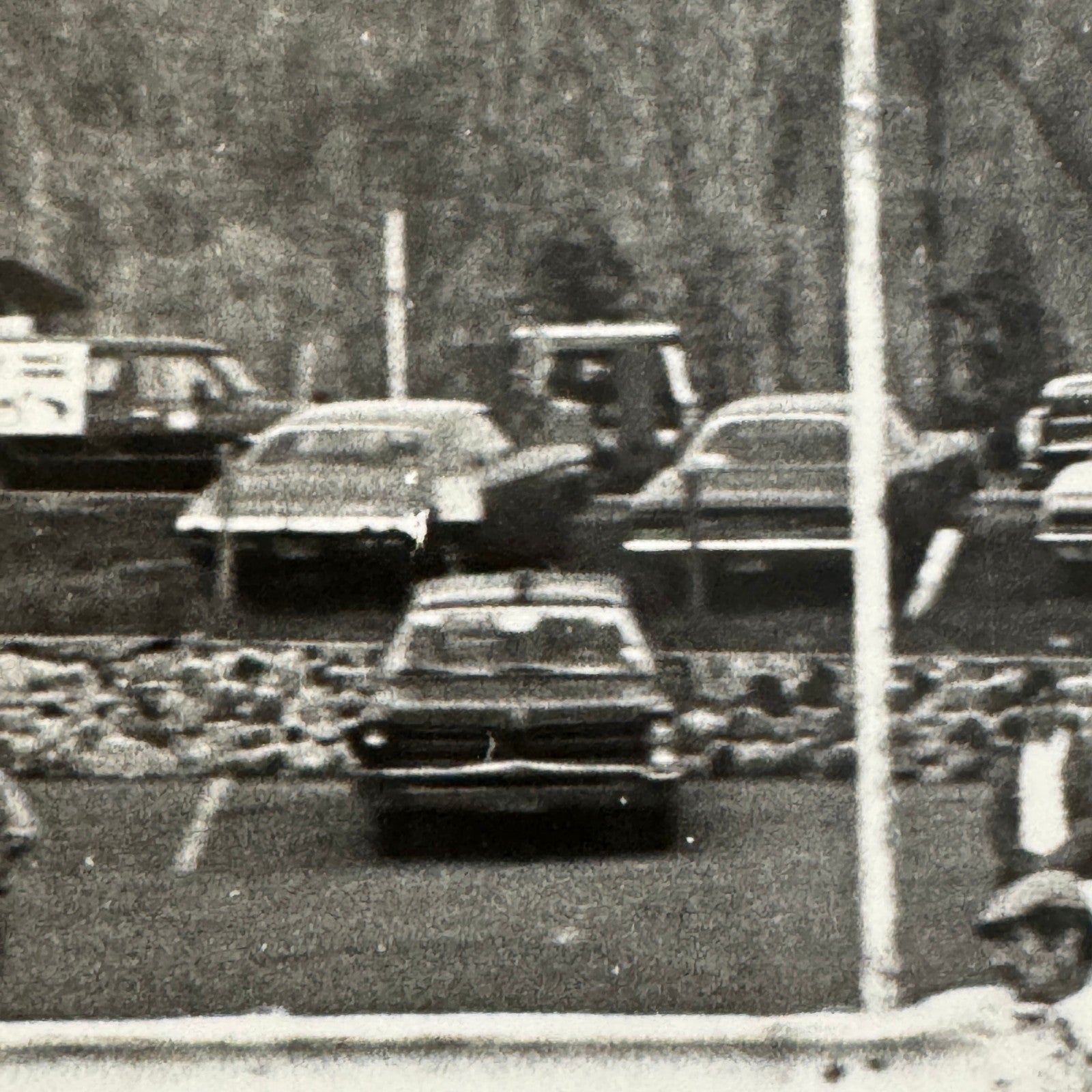 Vintage Car Racing Photo Photograph Print