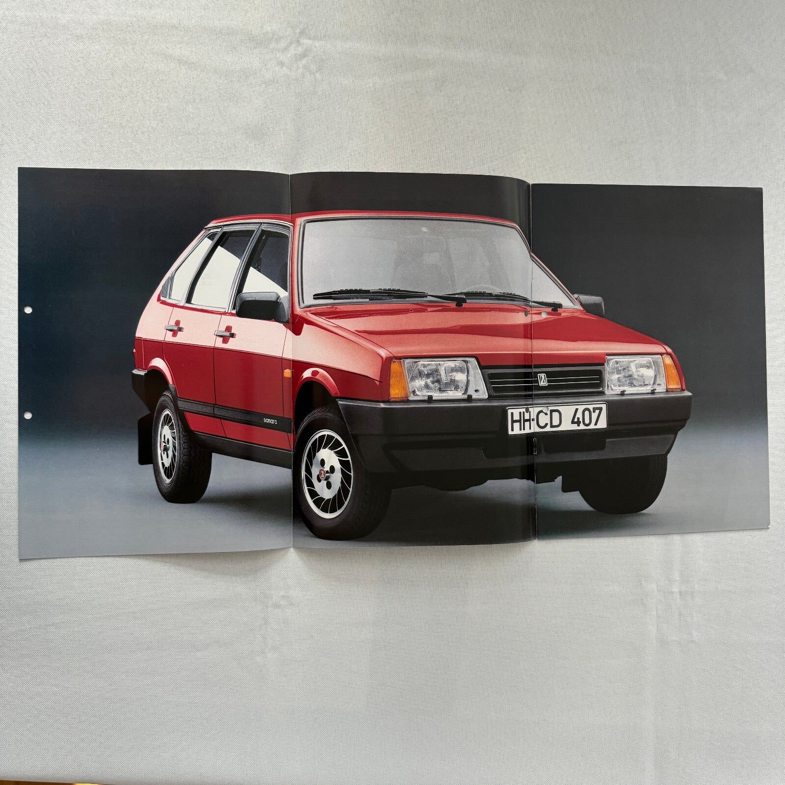 Lada Samara Car Sales Brochure Catalog Prospekt GERMAN Text