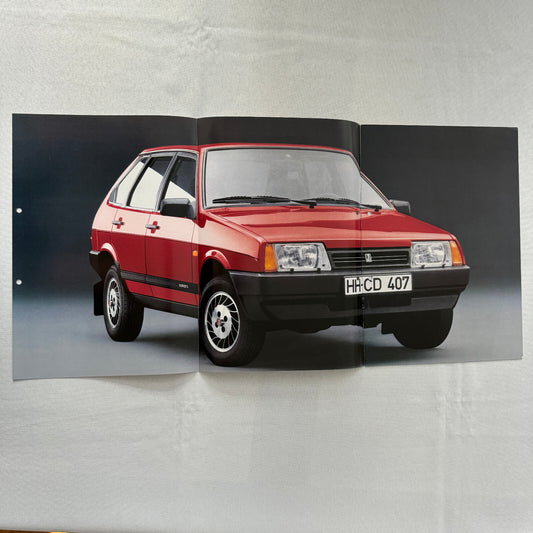 Lada Samara Car Sales Brochure Catalog Prospekt GERMAN Text