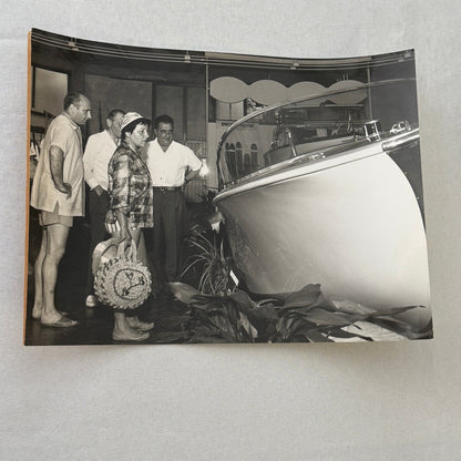 Juan Manuel Fangio Retirement Vacation Holiday Italian Press Photo F1 Racing