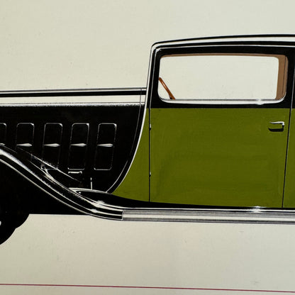 Graf & Stift Type MF6 Berline Car Automobile Illustration Art Drawing Hand Drawn