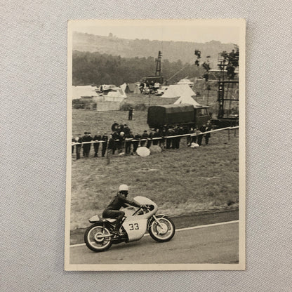 Vintage Motorcycle Racing Photo Photograph 1969 Germany