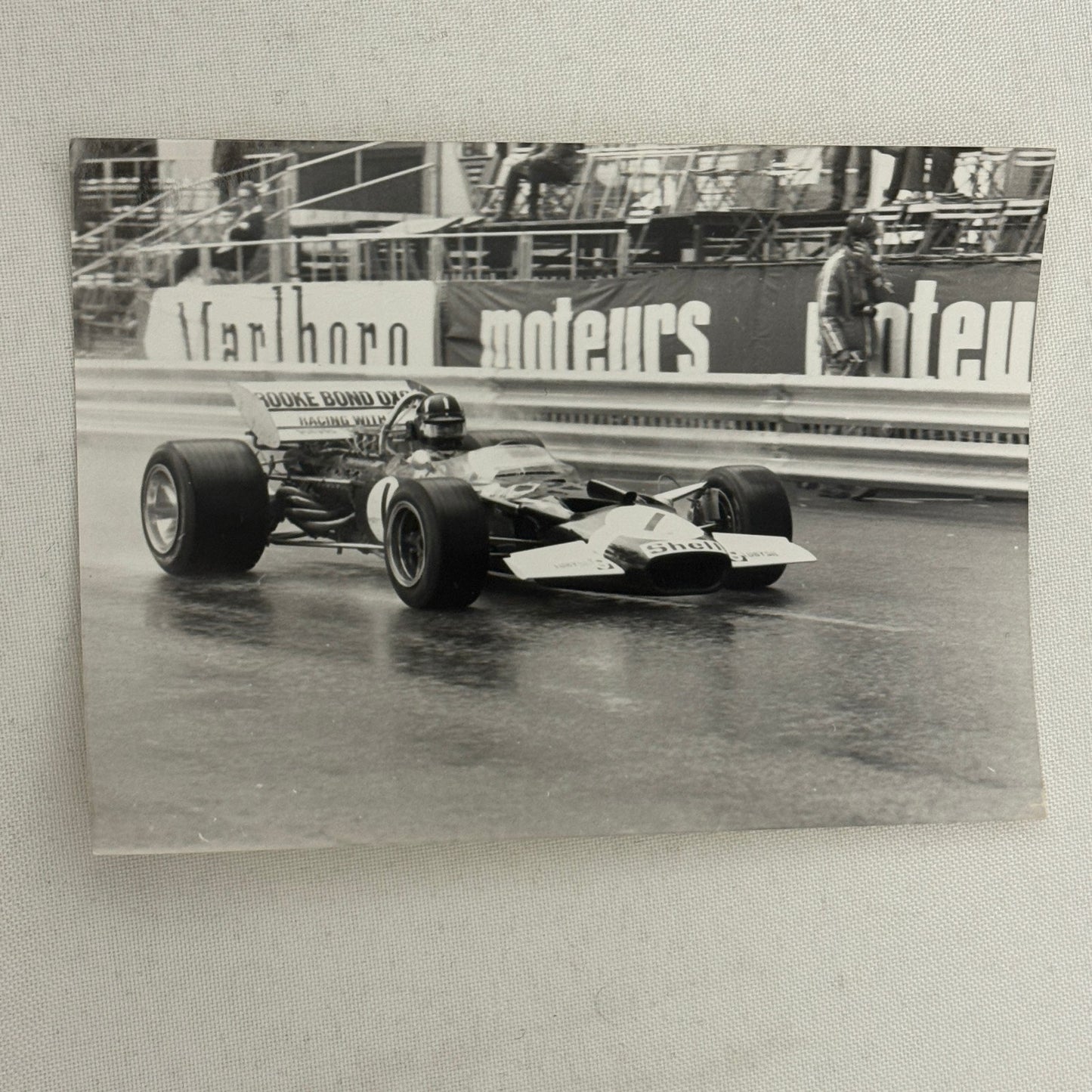 Vintage Racing Photo Lotus Ford 1970 Monaco Grand Prix Race F1 Graham Hill