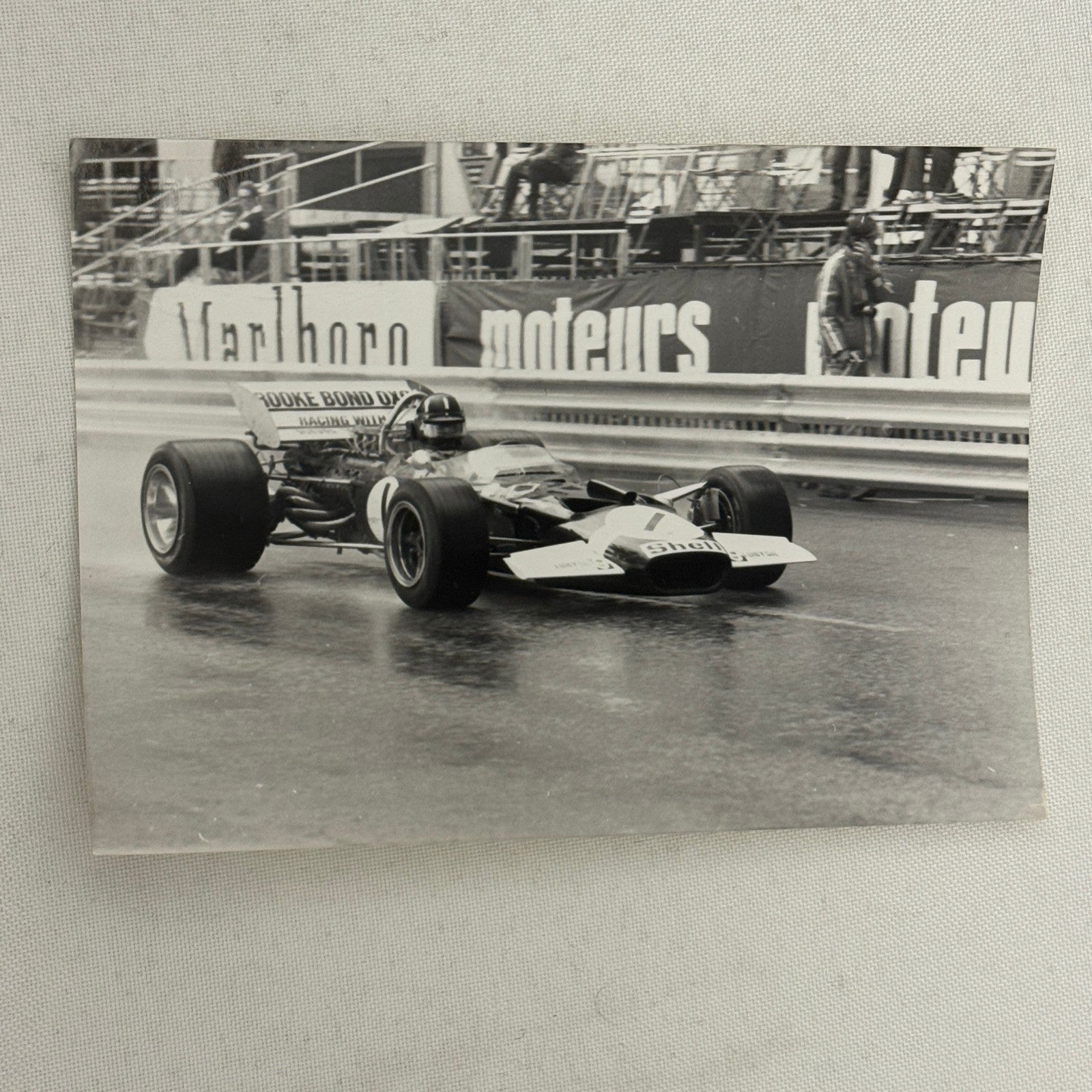 Vintage Racing Photo Lotus Ford 1970 Monaco Grand Prix Race F1 Graham Hill
