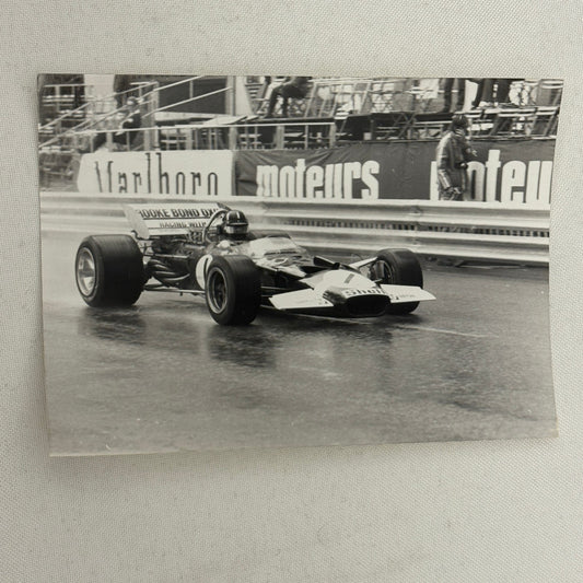 Vintage Racing Photo Lotus Ford 1970 Monaco Grand Prix Race F1 Graham Hill