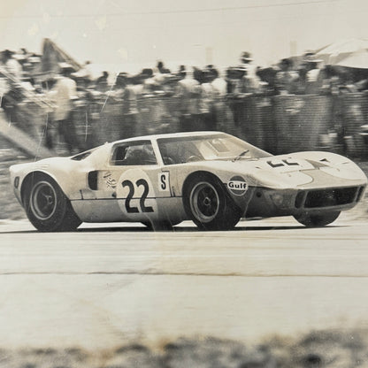 Vintage Ford GT40 Racing Photo Photograph Print Ford GT